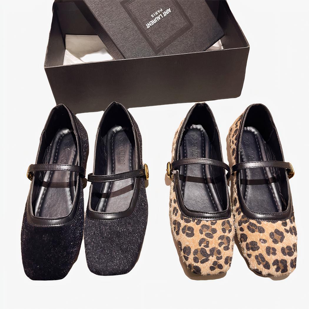 Mocassin ballerine boucle fine